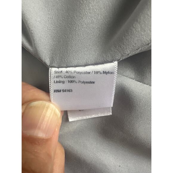 Calvin Klein White Belted Trench Coat Women's size Medium Rain Wind Weather - Picture 8 of 10